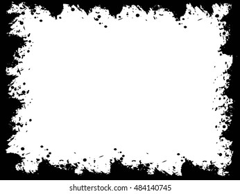 Grunge frame - abstract texture. Stock vector design template - easy to use