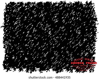 Grunge frame - abstract texture. Stock vector design template - easy to use