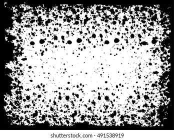 Grunge frame - abstract texture. Stock vector design template - easy to use
