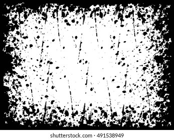 Grunge frame - abstract texture. Stock vector design template - easy to use