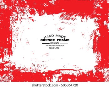 Grunge frame - abstract texture. Stock vector design template - easy to use

