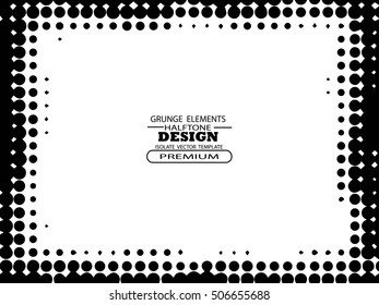 Grunge frame - abstract texture. Stock vector design template - easy to use