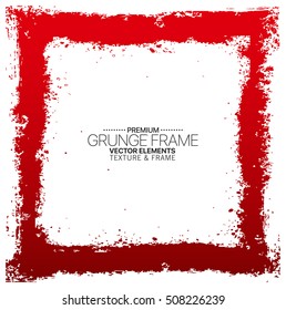 Grunge frame - abstract texture. Stock vector design template