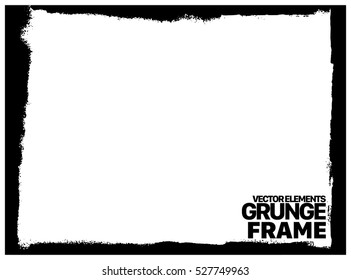 Grunge frame - abstract texture. Stock vector design template - easy to use
