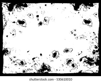 Grunge frame - abstract texture. Stock vector design template - easy to use