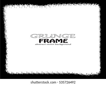 Grunge frame - abstract texture. Stock vector design template - easy to use