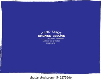 Grunge frame - abstract texture. Stock vector design template - easy to use