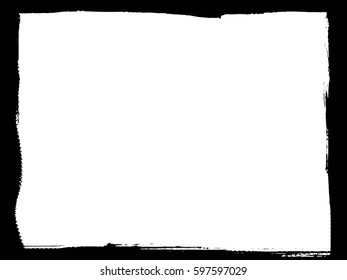  Grunge frame - abstract texture. Stock vector design template - easy to use