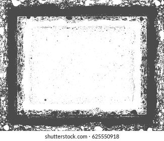 Grunge frame - abstract texture. Stock vector design template - easy to use