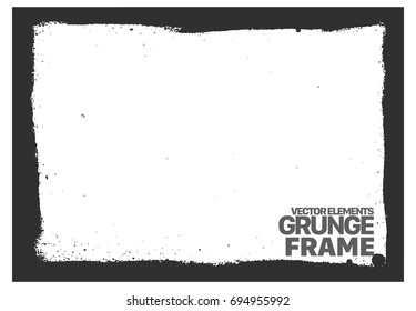 Grunge frame - abstract texture. Stock vector design template - easy to use
