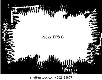 Grunge frame - abstract texture.Distress background.Vector design template,