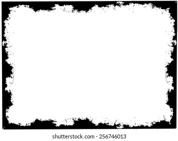 Grunge frame - abstract texture.Vector design template,