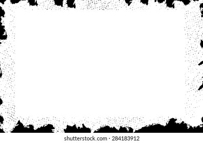 Grunge frame - abstract vector template