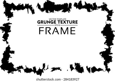 Grunge frame - abstract vector template