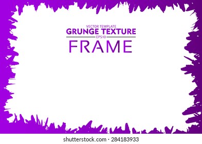 Grunge frame - abstract vector template