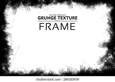 Grunge frame - abstract vector template