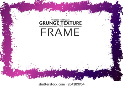 Grunge frame - abstract vector template