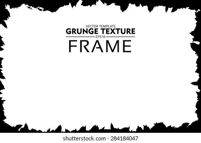 Grunge frame - abstract vector template
