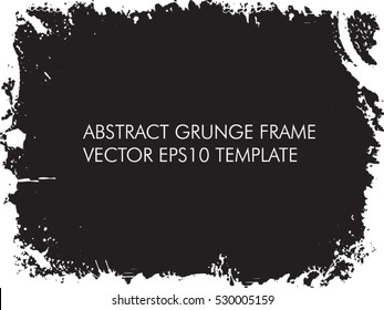 Grunge frame - abstract vector template