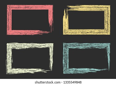 Grunge frame background