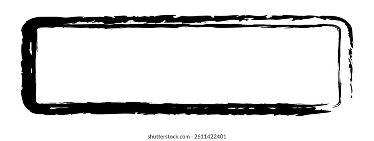 Grunge Frame Background. Abstract rectangle grunge frame with space for text. Grunge frame.