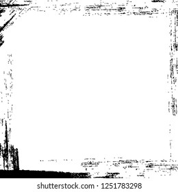 Grunge frame. Grunge background. Abstract vector template.