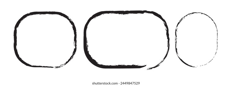 Grunge frame. Grunge background. Abstract vector template.