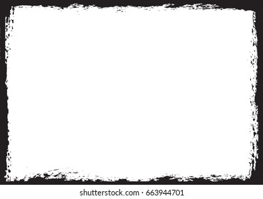 Grunge frame. Grunge background. Abstract vector template.