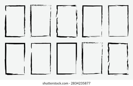 Grunge frame .Grunge background eps 10. Vector Illustration . EPS 10 .