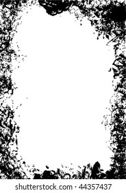 Grunge frame - background vector