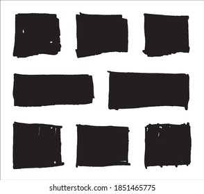Grunge frame backgrounds.Abstract vector banners.