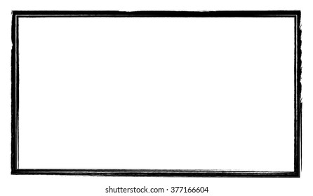 Grunge Frame Black