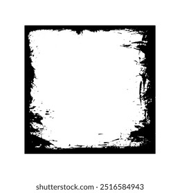 Grunge-Rahmen in Schwarz-Weiß