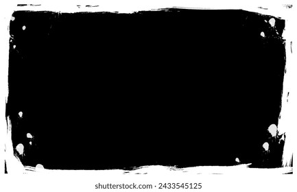 grunge frame border background template vector