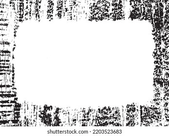 Grunge frame and border. Black and white grunge. Distress overlay texture. Dust and rough dirty wall background. Distress illustration simply place over object to create grunge effect. Vector EPS10.
