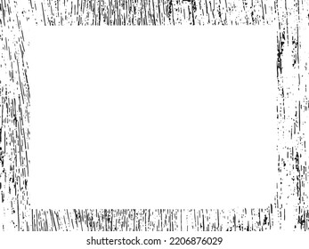 Borde y marco. Grunge blanco y negro. Textura superpuesta a la angustia. Polvo y un áspero fondo sucio de pared. La ilustración de la angustia simplemente coloca sobre el objeto para crear un efecto de grifo. EPS10 vectores.
