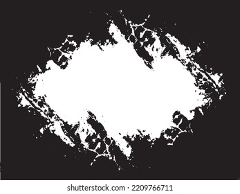 Grunge frame and border. Black and white grunge. Distress overlay texture. Dust and rough dirty wall background. Distress illustration simply place over object to create grunge effect. Vector EPS10.
