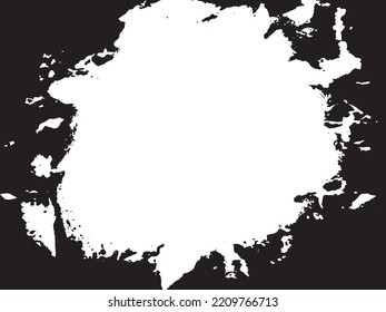Grunge frame and border. Black and white grunge. Distress overlay texture. Dust and rough dirty wall background. Distress illustration simply place over object to create grunge effect. Vector EPS10.
