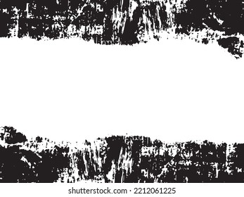 Grunge frame and border. Black and white grunge. Distress overlay texture. Dust and rough dirty wall background. Distress illustration simply place over object to create grunge effect. Vector EPS10.