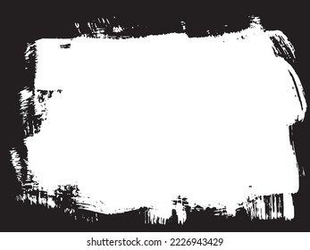Borde y marco. Grunge blanco y negro. Textura superpuesta a la angustia. Polvo y un áspero fondo sucio de pared. La ilustración de la angustia simplemente coloca sobre el objeto para crear un efecto de grifo. EPS10 vectores.
