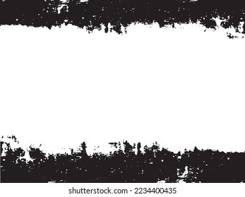 Borde y marco. Grunge blanco y negro. Textura superpuesta a la angustia. Polvo y un áspero fondo sucio de pared. La ilustración de la angustia simplemente coloca sobre el objeto para crear un efecto de grifo. EPS10 vectores.
