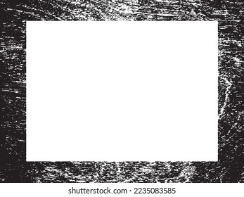 Grunge frame and border. Black and white grunge. Distress overlay texture. Dust and rough dirty wall background. Distress illustration simply place over object to create grunge effect. Vector EPS10.
