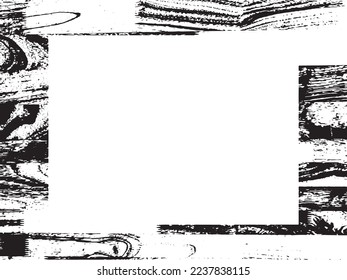 Grunge frame and border. Black and white grunge. Distress overlay texture. Dust and rough dirty wall background. Distress illustration simply place over object to create grunge effect. Vector EPS10.
