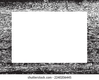 Grunge frame and border. Black and white grunge. Distress overlay texture. Dust and rough dirty wall background. Distress illustration simply place over object to create grunge effect. Vector EPS10.