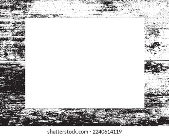Grunge frame and border. Black and white grunge. Distress overlay texture. Dust and rough dirty wall background. Distress illustration simply place over object to create grunge effect. Vector EPS10.
