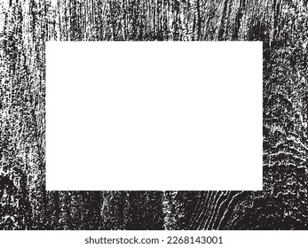 Grunge frame and border. Black and white grunge. Distress overlay texture. Dust and rough dirty wall background. Distress illustration simply place over object to create grunge effect. Vector EPS10.