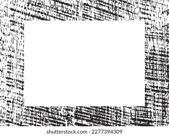 Grunge frame and border. Black and white grunge. Distress overlay texture. Dust and rough dirty wall background. Distress illustration simply place over object to create grunge effect. Vector EPS10.