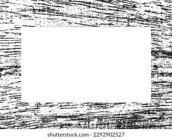 Grunge frame and border. Black and white grunge. Distress overlay texture. Dust and rough dirty wall background. Distress illustration simply place over object to create grunge effect. Vector EPS10.