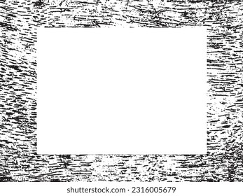 Grunge frame and border. Black and white grunge. Distress overlay texture. Dust and rough dirty wall background. Distress illustration simply place over object to create grunge effect. Vector EPS10.