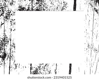 Grunge frame and border. Black and white grunge. Distress overlay texture. Dust and rough dirty wall background. Distress illustration simply place over object to create grunge effect. Vector EPS10.
